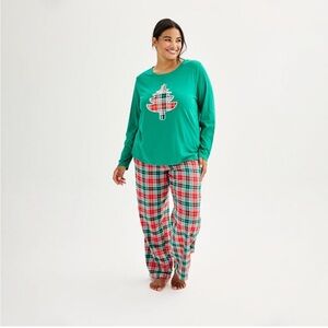 Jammies for your families women’s 2 piece sleep set size 2X.